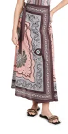 La Doublej Flipper Skirt In Mirage Place - Pi01