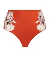 La Doublej Honey Bikini Bottoms Dark Orange