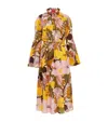 La Doublej Casanova Floral-print Midi Dress In Pink
