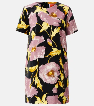 LA DOUBLEJ MINI SWING FLORAL COTTON MINIDRESS