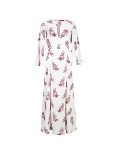 La Doublej Floral Dress In Multi