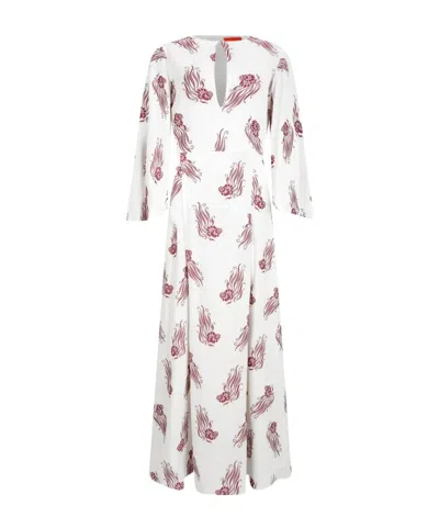 La Doublej Floral Dress In Multi