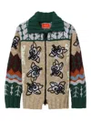 La Doublej Floral-embroidered Cardigan In Neutral