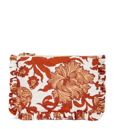 LA DOUBLEJ FLORAL HAND POCHETTE BAG