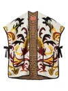 La Doublej Floral-pattern Cape In Multi