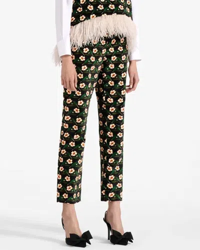 La Doublej Floral Print Cropped Pants In Mayfair