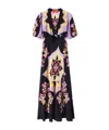 La Doublej Marlene Printed Silk-crepe Maxi Dress In Multi
