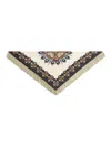 La Doublej Floral-print Fringed Scarf In Neutral