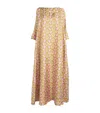 La Doublej Floral Print Kaftan Maxi Dress In Multi