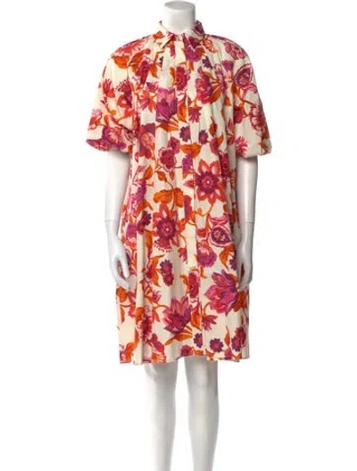 Pre-owned La Doublej Floral Print Knee-length Dress W/ Tags