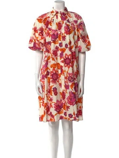 Pre-owned La Doublej Floral Print Knee-length Dress W/ Tags