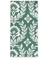 La Doublej Floral-print Linen Napkins (set Of Two) In Green