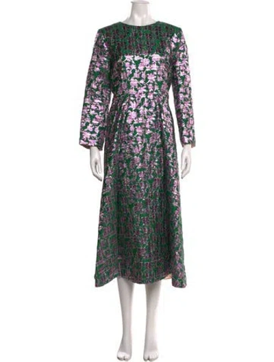 Pre-owned La Doublej Floral Print Long Dress