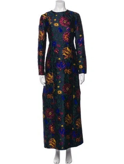Pre-owned La Doublej Floral Print Long Dress