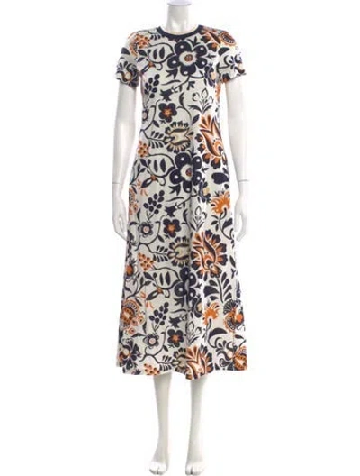 Pre-owned La Doublej Floral Print Long Dress In Multi