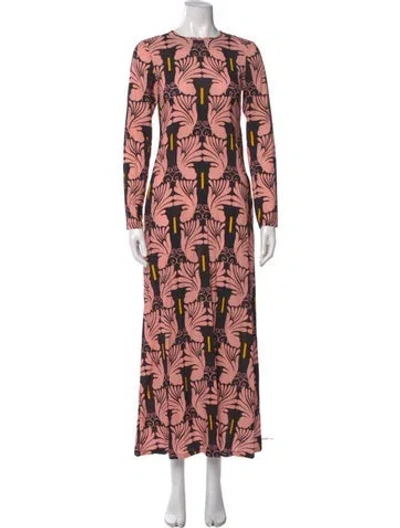 Pre-owned La Doublej Floral Print Long Dress In Multi