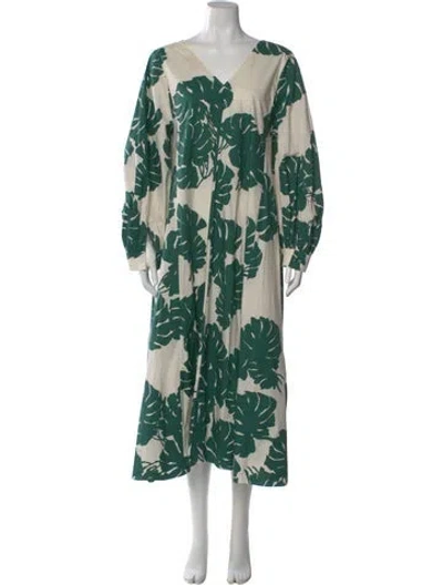 Pre-owned La Doublej Floral Print Long Dress In Multi