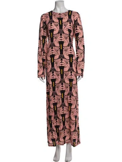 Pre-owned La Doublej Floral Print Long Dress In Multicolor