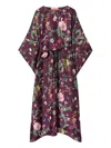 La Doublej Floral-print Midi Dress In Multi