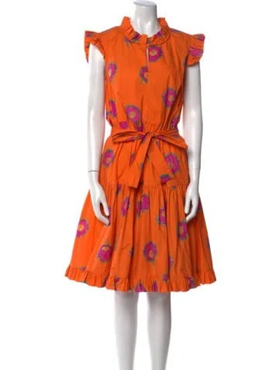 Pre-owned La Doublej Floral Print Midi Length Dress