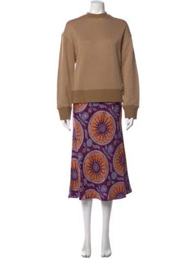 Pre-owned La Doublej Floral Print Midi Length Dress In Multi