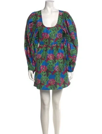 Pre-owned La Doublej Floral Print Mini Dress