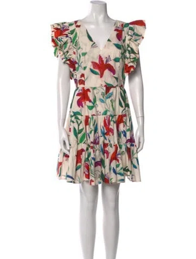Pre-owned La Doublej Floral Print Mini Dress