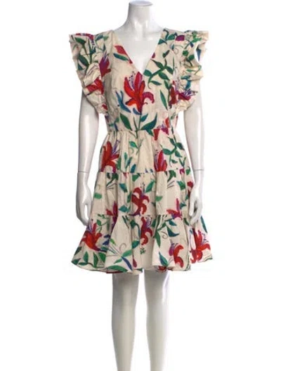 Pre-owned La Doublej Floral Print Mini Dress
