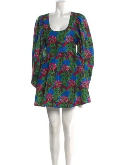 Pre-owned La Doublej Floral Print Mini Dress W/ Tags