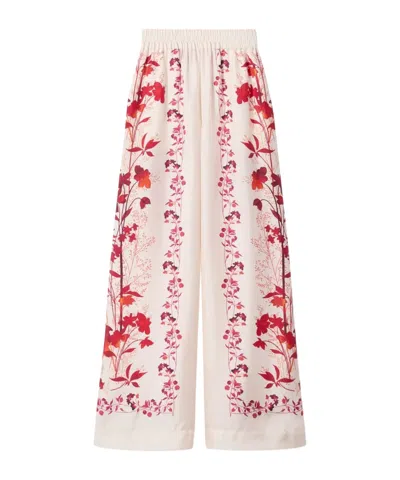 La Doublej Floral-print Palazzo Pants In Multi