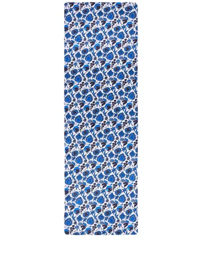 La Doublej Floral Print Runner In Blue
