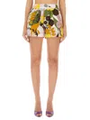La Doublej La Double J Floral Print Shorts