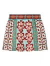 La Doublej Floral-print Shorts In Multi