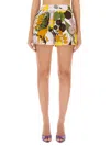 La Doublej La Double J Floral Print Shorts In Multi