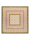 La Doublej Floral-print Silk Scarf In Brown