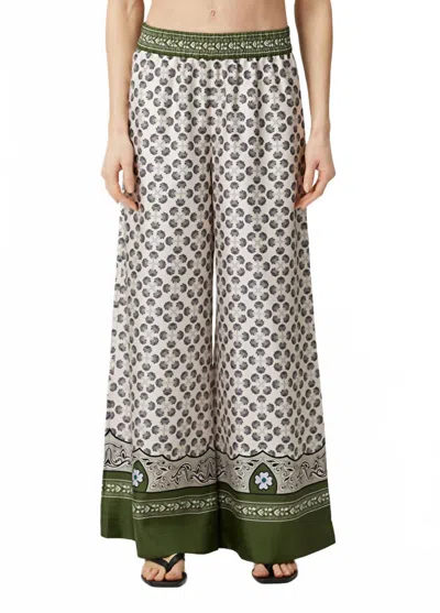 La Doublej La Double J Palazzo Pants (placée) In Green