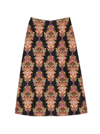 LA DOUBLEJ FLORAL SKIRT