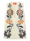 La Doublej Floral Sleeveless Tunic Dress