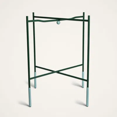 La Doublej Foldable Tray Stand In Green
