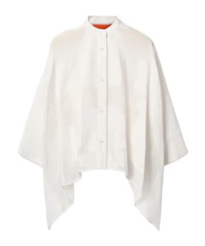 La Doublej Foulard Asymmetric Shirt In White