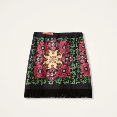 La Doublej Foulard Mini Skirt In Multi