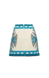 La Doublej Foulard Mini Skirt Lotus Placée Ivory In Lotus Placée Ivory