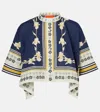 La Doublej Foulard Printed Cotton Shirt In Multicoloured