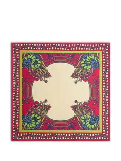 La Doublej Foulard Schal Mit Print In Multi
