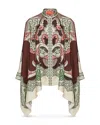 LA DOUBLEJ LA DOUBLEJ FOULARD PRINTED SILK SHIRT