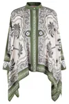 La Doublej Green Shirt With All-over Graphic Print