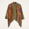 La Doublej La Double J Intricate Patterned White Silk Shirt In Eclipse Placée Yellow