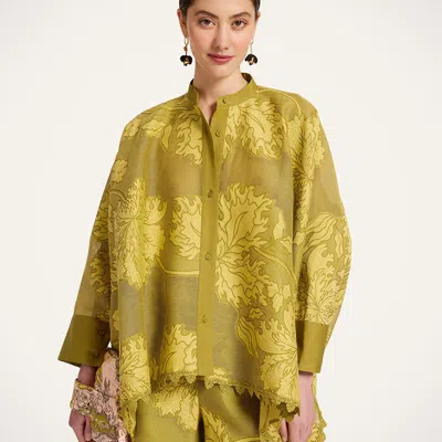 La Doublej Foulard Shirt In Green