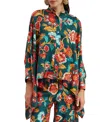 La Doublej Foulard Shirt In Hottie Emerald