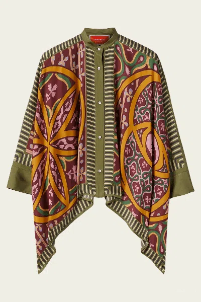 La Doublej Foulard Shirt In Eclipse Placee Yellow In Eclipse Placée Yellow